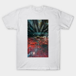 crimson city mapping in jungle collage ecopop T-Shirt